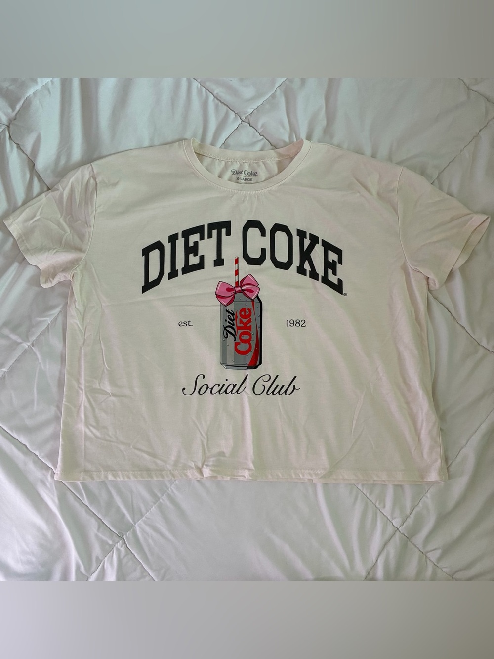 Diet Coke Graphic Tee Oversized Slouch Style Women’s Size XL